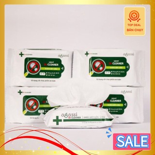 (Cùng cty khăn ướt agi) khăn ướt có cồn agassi 20/60 tờ