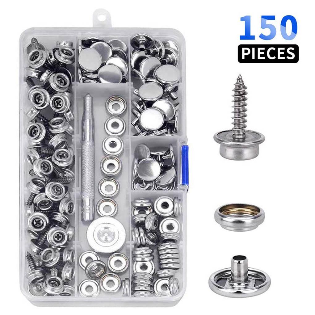 Bộ Phụ Kiện Khóa Dựng Lều Bằng Thép Không Gỉ Kèm Hộp Đựng