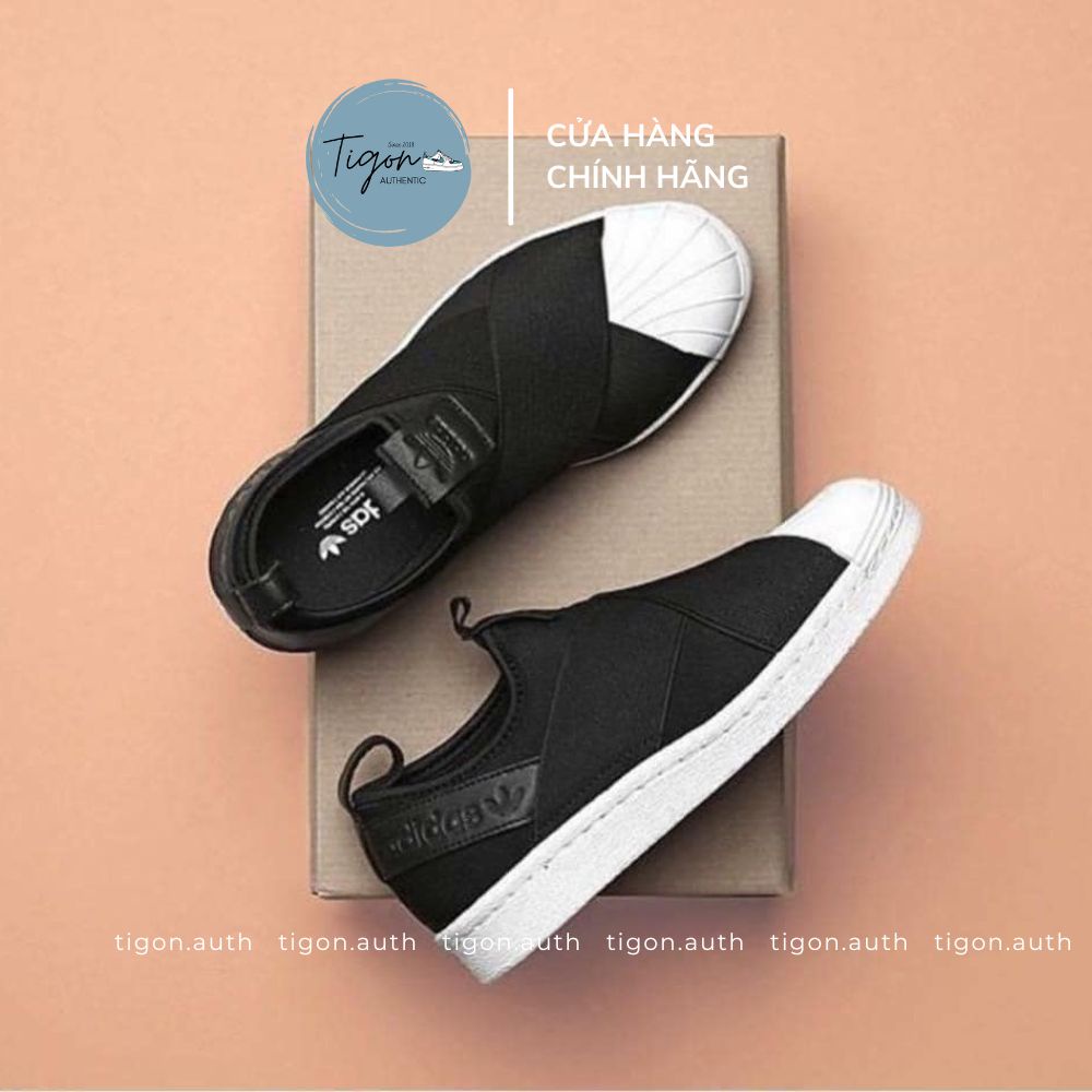 Giày thể thao nữ chính hãng , giày sục slip on Adidas Orginal Unisex Superstar FW7051 [AUTHENTIC 100%] Tigon.auth