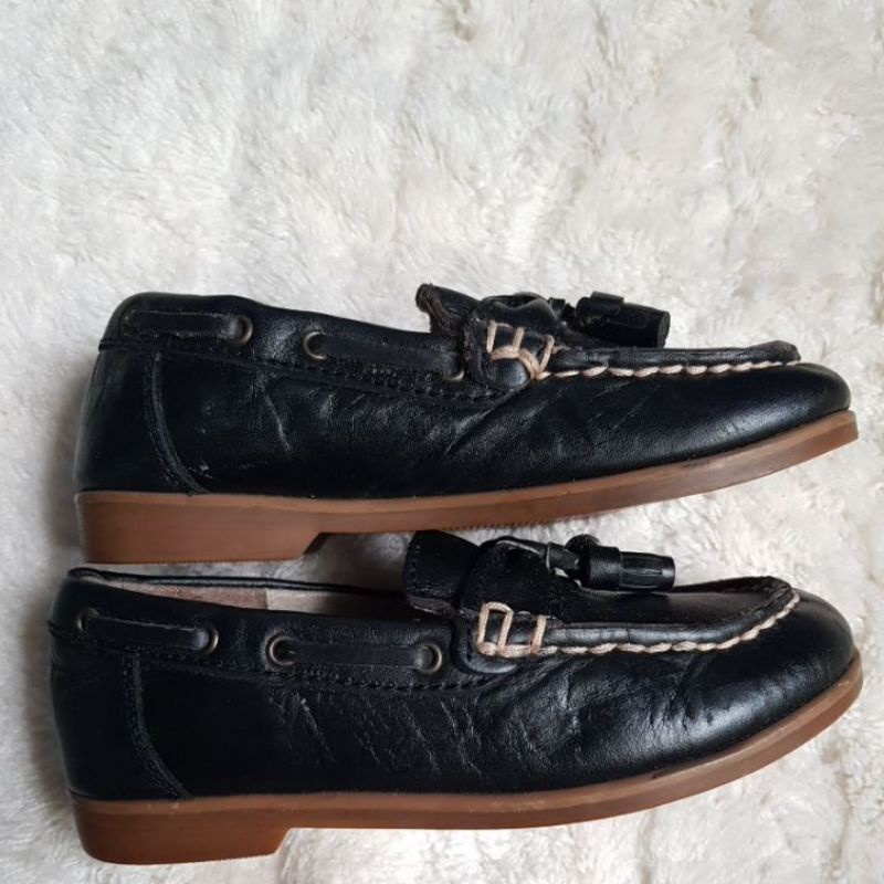 GIÀY SI MỌI  BÉ TRAI DA THẬT- SZ 17CM