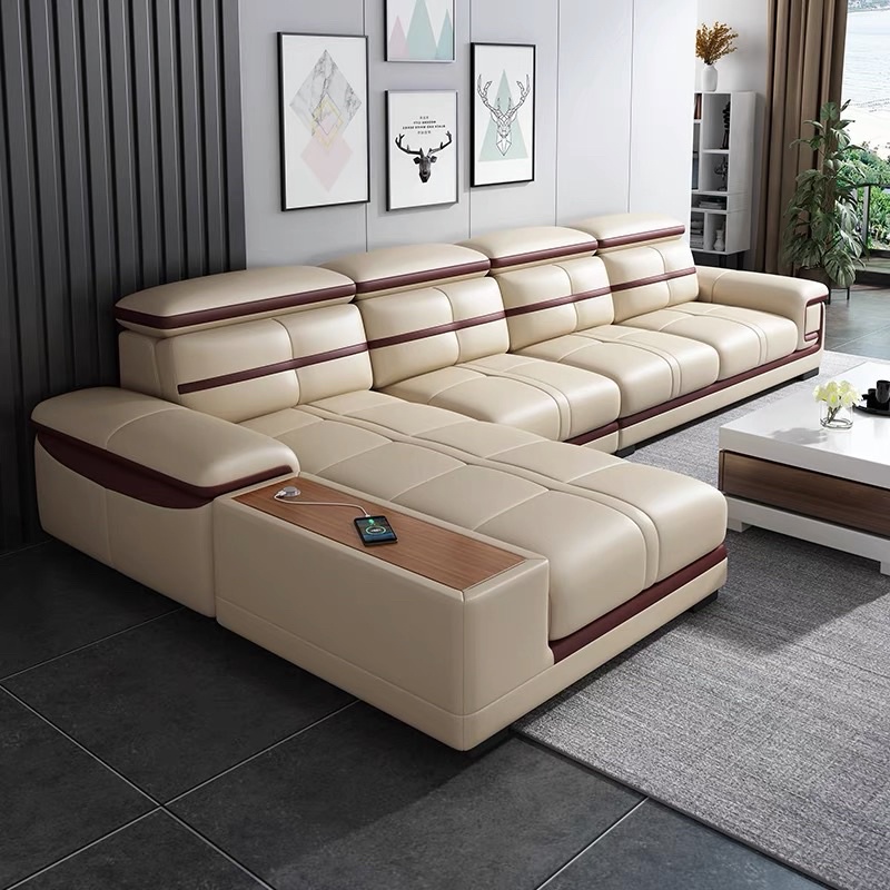 Sofa góc Da Nhập khẩu Cao cấp (có ảnh thực tế)