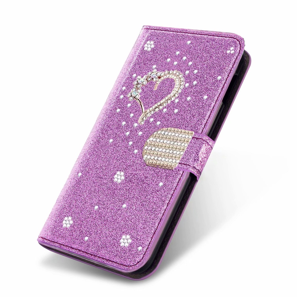 Ốp Lưng Điện Thoại Dạng Ví Da Lật Dành Cho iPhone 12 Mini 12 Pro Max 11 Pro Max