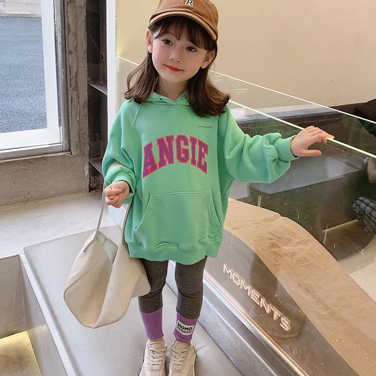 Áo Khoác Hoodie Thể Thao Dáng Rộng In Chữ Thời Trang Xuân Thu Hàn Quốc 2022 Mới