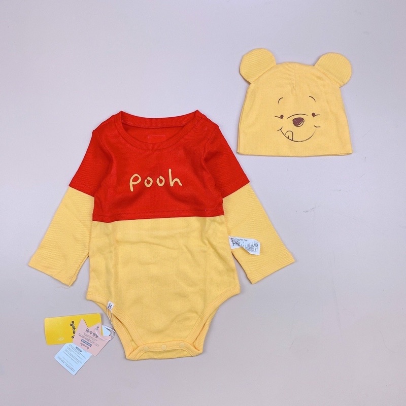 Set mũ + body Gấu Pooh Agabang xuất Hàn