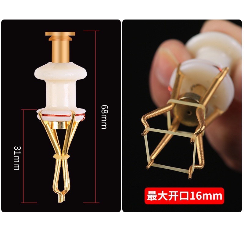 Dụng Cụ Kẹp Mồi Giun , Trùn Chỉ , Kẹp Mồi Hạt Câu Cá  , cực kỳ tiện lợi