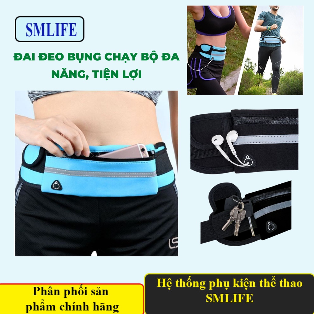 Đai Đeo Bụng Chạy Bộ Đa Năng - Đựng Điện Thoại, Túi Đeo Bụng Cho Nam Nữ Chống Nước
