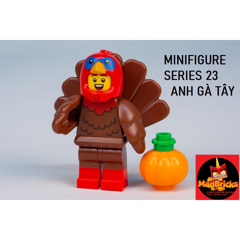 (LEGO MINIFIGURE SERIES 23 ) NHÂN VẬT SỐ 9 ANH GÀ TÂY