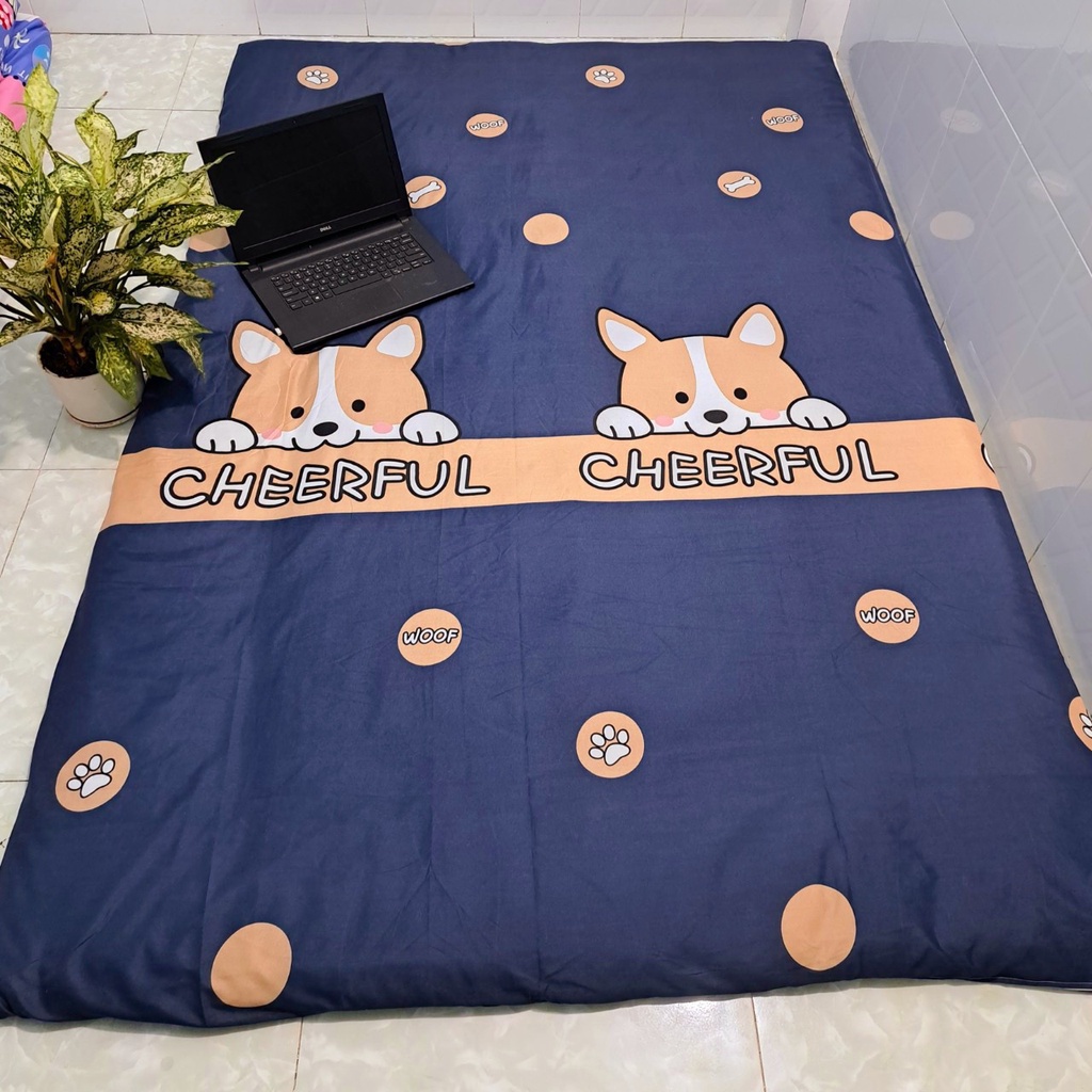 Áo Bọc Nệm Topper, Vỏ bọc topper 2 mặt có khóa kéo tiện lợi