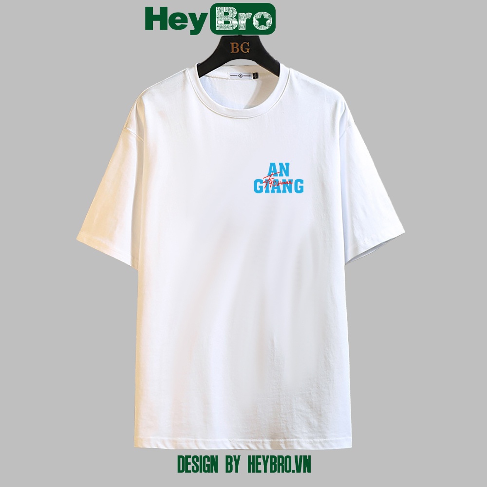 Áo thun unisex nam nữ tay lỡ form rộng Local Brand HEYBRO thế hệ genz AN GIANG