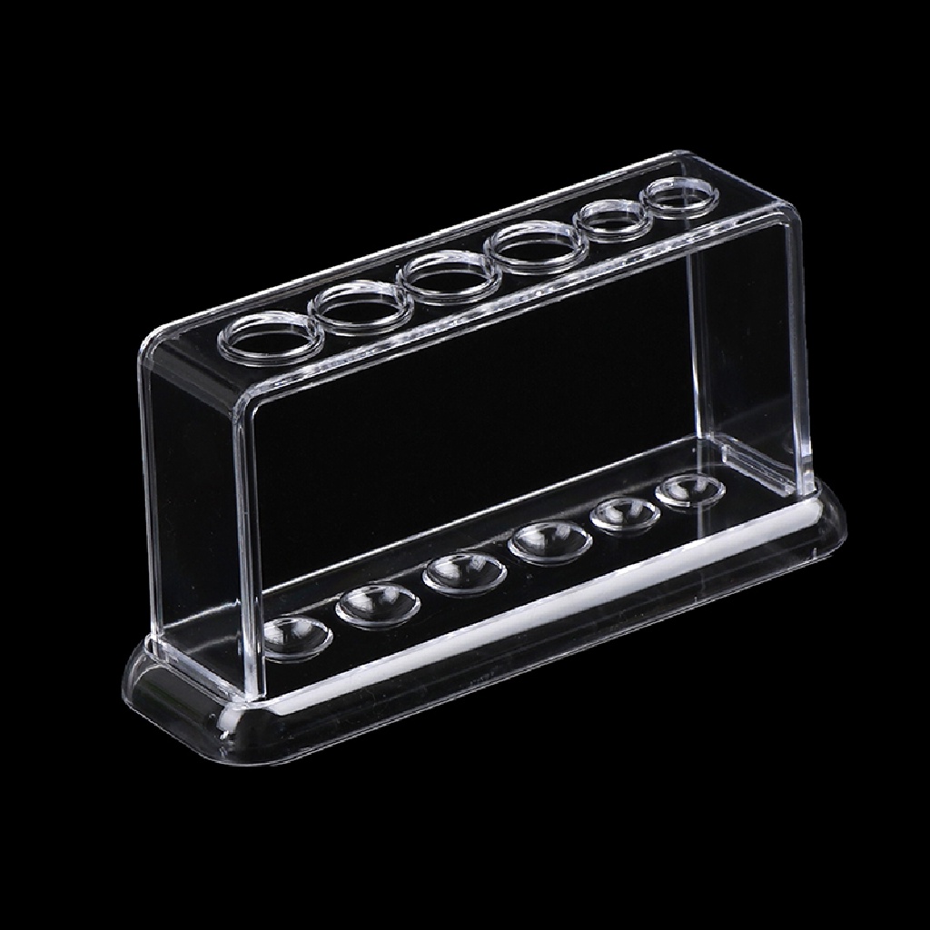 Giá Đỡ Ống Nghiệm 6 Lỗ Bằng Nhựa Trong Suốt