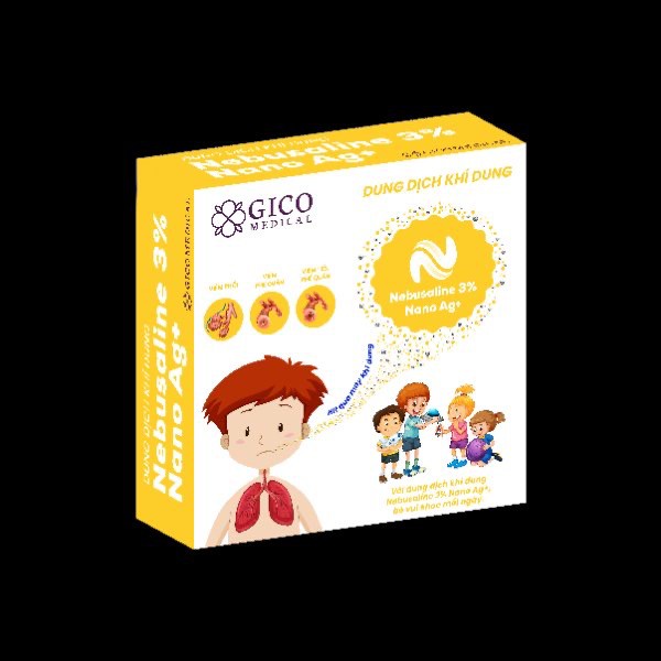 Muối ưu trương Gicosaline 3% và Gicosaline 3% Nano Bạc