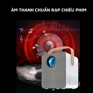 Máy chiếu mini full hd 1080 kết nối điện thoại - bảo hành 12 tháng