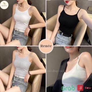 ÁoThun Nữ 2 Dây chất liệu Thun cotton co giãn 4 chiều Mền Mại Mịn Màng -coci_shop