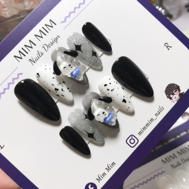 Nailbox thiết kế cún con dễ thương
