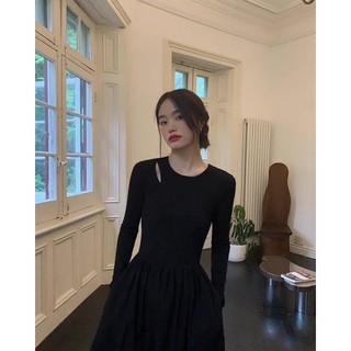 Đầm midi dài cut-out (ảnh thật/ có sẵn)
