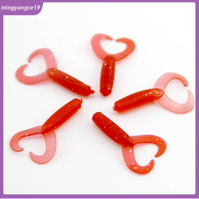 Mồi Giun Giả Câu Cá 5 Màu 5.5cm ~ 7cm