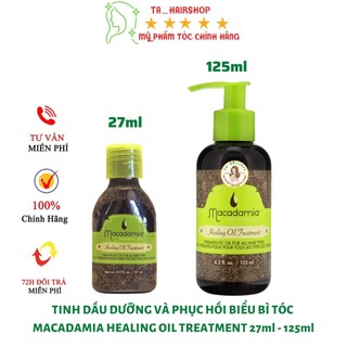 Macadamia dầu dưỡng tóc macadamia healing oil treatment 27ml - 125ml