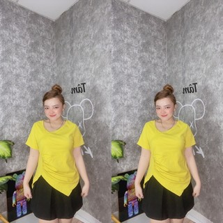 Áo kiểu nhúng eo Bigsize 50-80kg (Hình thật)