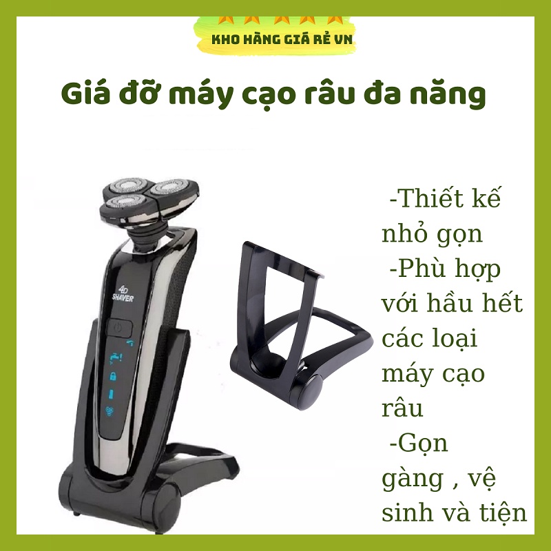 Giá đỡ máy cạo râu, giá để máy cạo râu khô thoáng tiện lợi
