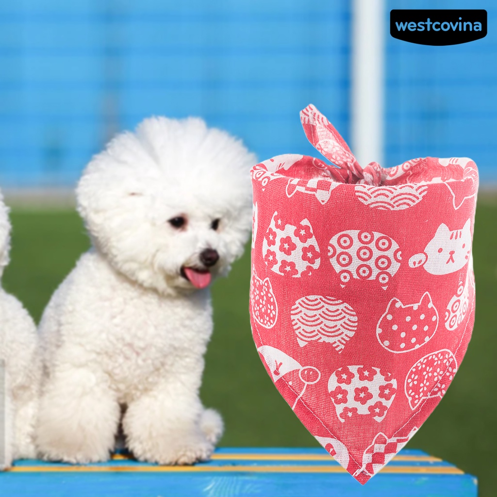 [Hot]☃Khăn Choàng Cổ Giữ Ấm Họa Tiết Hoạt Hình Cho Thú Cưng