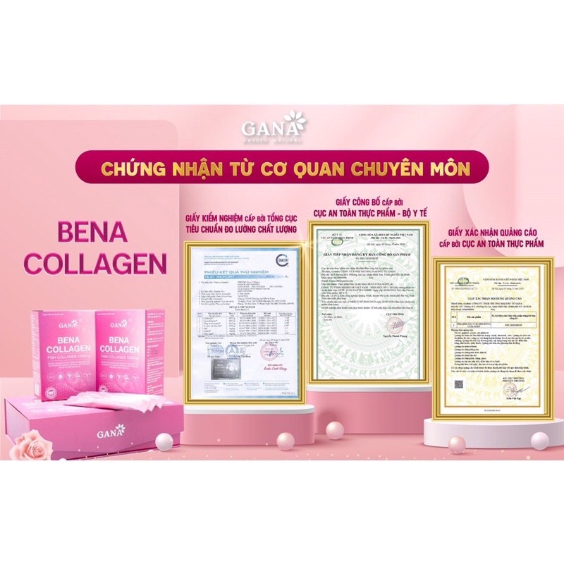 BENA COLLAGEN 30 GÓI CAM KẾT CHÍNH HÃNG CHUẨN