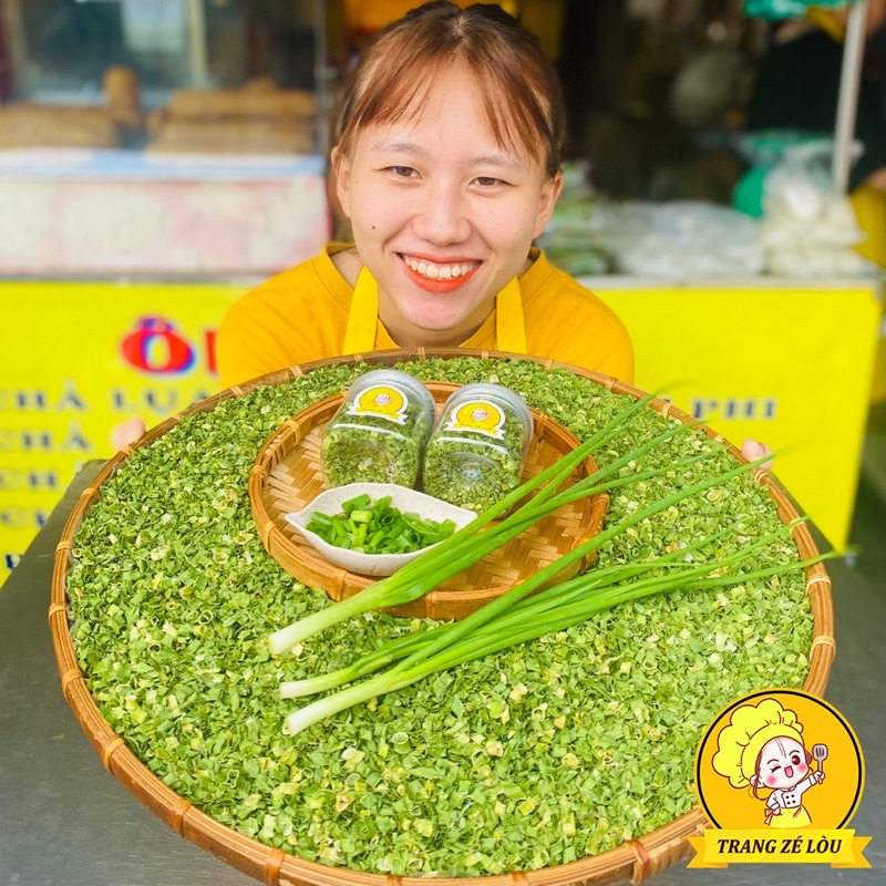 Hành Lá Sấy Khô Hũ 120ml🌿Nguyên Chất, Giữ Vị🌿Gia Vị Trang Zé Lòu