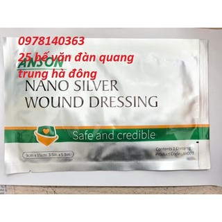 1 miếng Anson nano silver WORN dressing 9x15