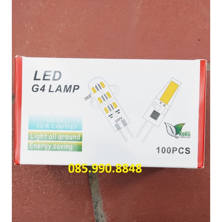 Bóng đèn led chân ghim siêu sáng , Đèn led cao cấp - Dùng thay bóng đèn thờ, công nghiệp led