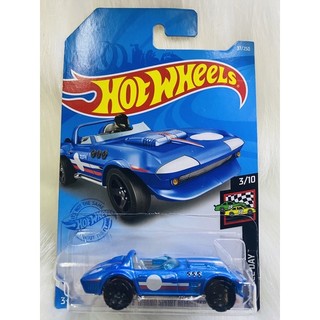 Hotwheels Xe mô hình Corvette Grand Sport Xanh