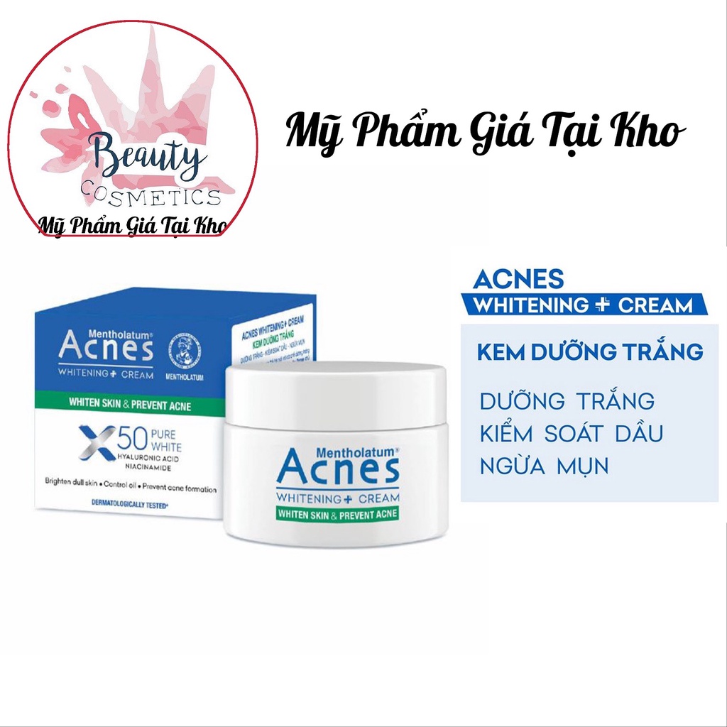 combo Sữa Rửa Mặt và Kem dưỡng da Acnes pure white- 40g