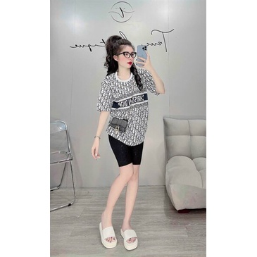 (FreeShip) Sét bộ ngố,bộ thun co giãn áo phông in chữ cao cấp,lên from cưng xĩu