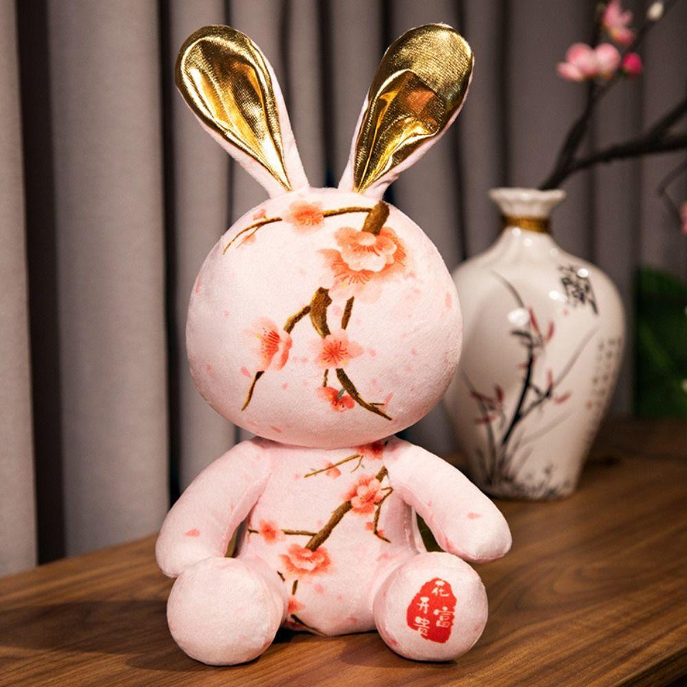 LANFY Thỏ Nhồi Bông Chất Liệu Cotton Dễ Thương Dùng Làm Quà Tặng