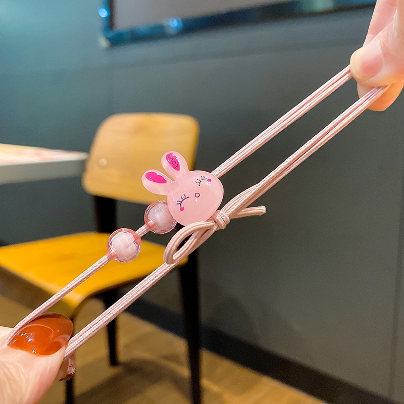 ※NOON※ 1pc random 1 Dây Cột Tóc Hình Gấu Hoạt Hình Phong Cách Hàn Quốc