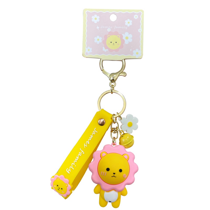 Móc Khóa Hình Gia Đình Động Vật Xinh Xắn Sáng Tạo