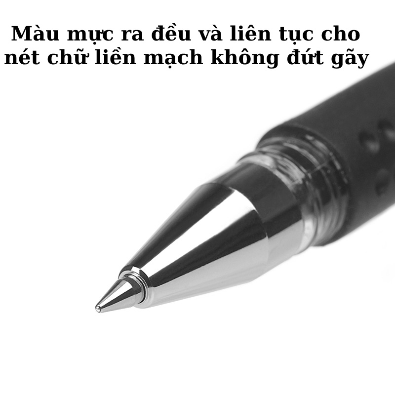 Combo 10 Bút Bi Nước - Êm Tay, Không Lem Mực, Viết Siêu Thích - Giá Rẻ