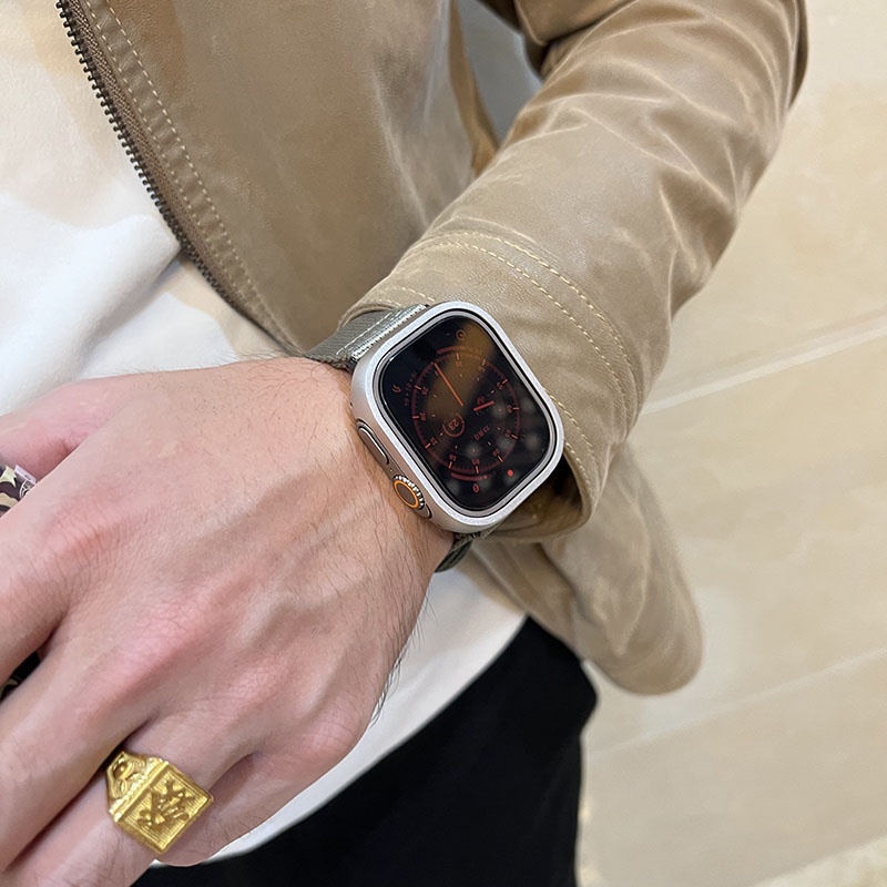 Ốp Hợp Kim Nhôm Chống Sốc Cho Apple Watch Ultra Case 49mm S8