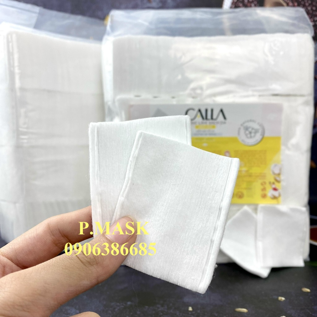 Bông Tẩy Trang Bề Mặt Mịn KOTTON BEAUTY gói 500gr chính hãng Bông Bạch Tuyết - Bông Tẩy Trang Cotton Bề Mặt Mịn