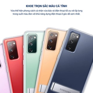 [Chính hãng] Ốp Clear Standing Cover dành cho Galaxy S20 FE (Fan Edition)