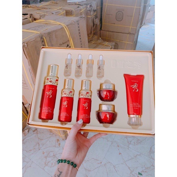 Bộ Mỹ phẩm Lanhua Hàn Quốc Cao Cấp 7 SP Dưỡng Trắng Da Mờ Nám Tàn Nhan | BigBuy360 - bigbuy360.vn