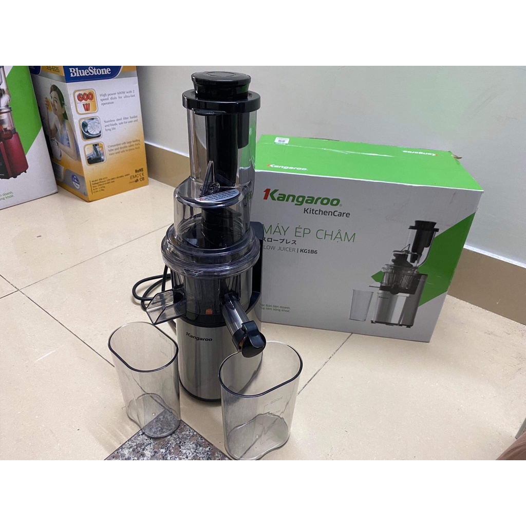 Máy ép chậm trái cây hoa quả Kangaroo KG1B6- Công Suất mạnh 200W -Smarthome97 -