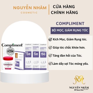 Bộ Gội Xả Ủ Compliment Giảm Rụng, Mọc Tóc, Làm Tóc Chắc Khỏe, Đàn Hồi