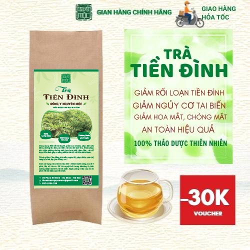Trà tiền đình túi lọc Nguyên Mộc hỗ trợ giảm rối loạn tiền đình hoa mắt chóng mặt giảm nguy cơ tai biến