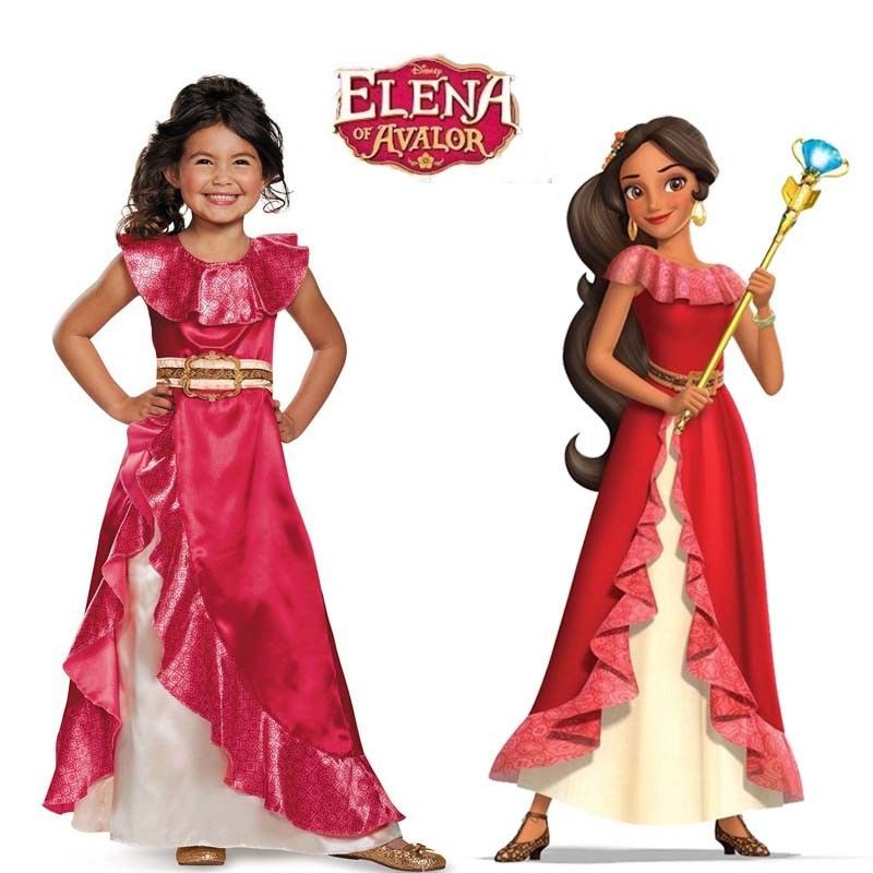 Đầm Công Chúa Elena Công Chúa Disney Cho Bé Gái