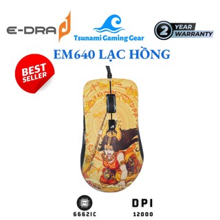 Chuột gaming e-dra em640 lạc hồng bh 2 năm