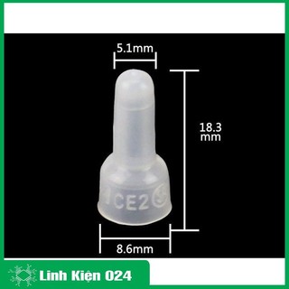 Gói 100 đầu chụp cốt nối CE2X 6mm