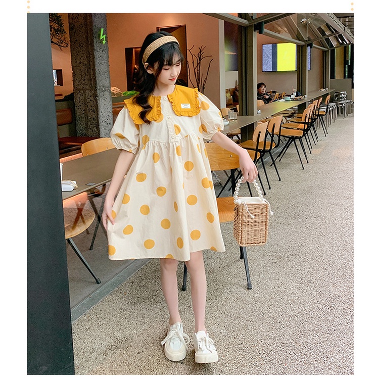 VL8 Size130-160 (25-40kg) Váy đầm bé gái size đại  Thời trang trẻ Em hàng quảng châu