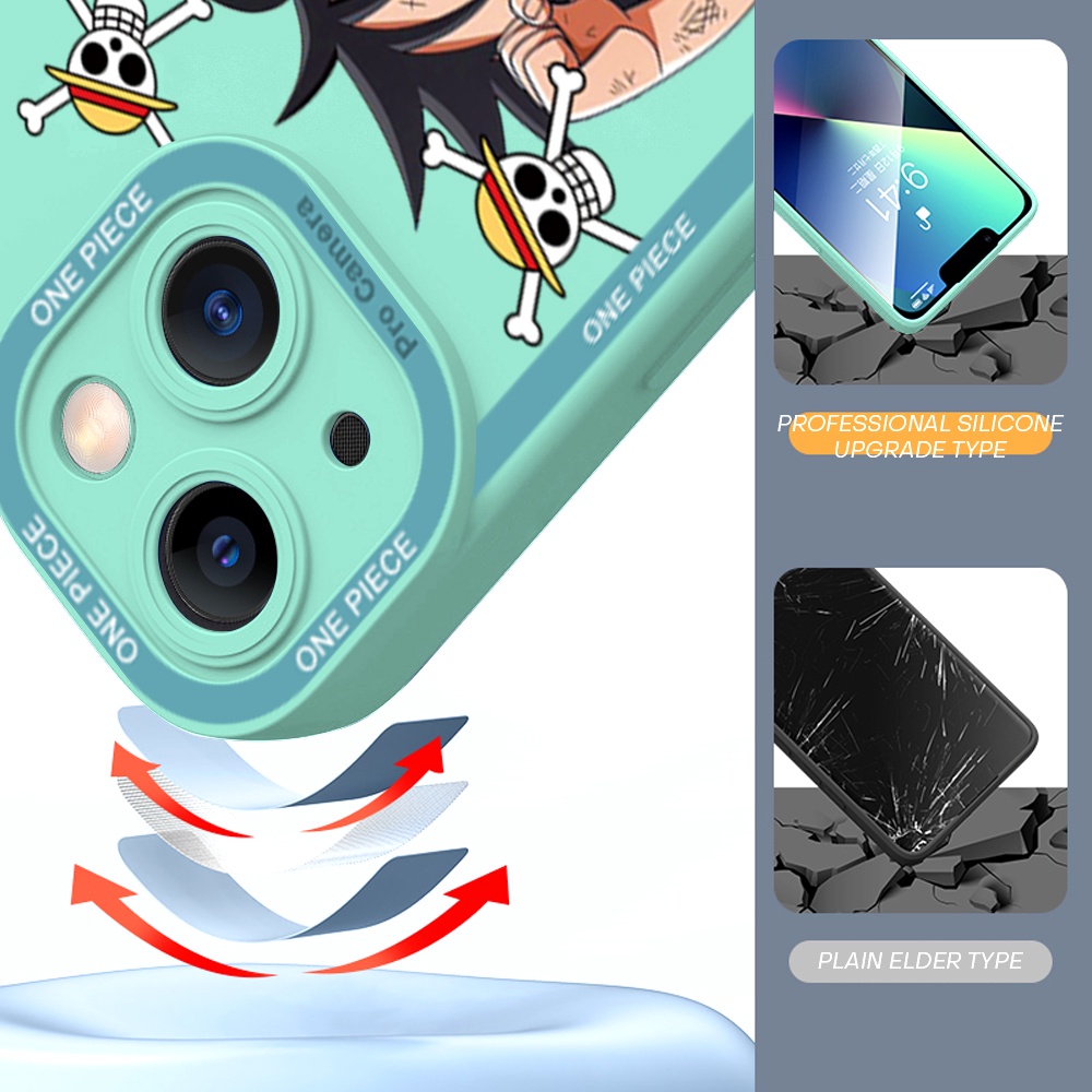 Compatible With Samsung Galaxy A01 A70 A72 A6 A7 A9 A9S Plus 2018 5G Cho Ốp lưng điện thoại In Hình dễ thương TPU Cartoon Anime Straw Hat Kid