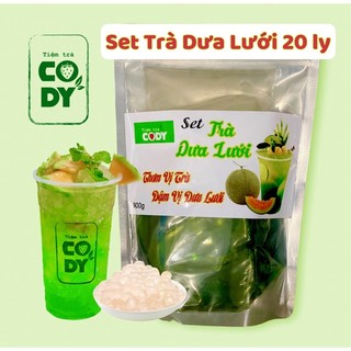 Set Trà Dưa lưới pha được 20 ly đậm đà