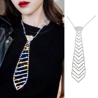 Cà Vạt Đính Đá Thời Trang Dành Cho Nữ