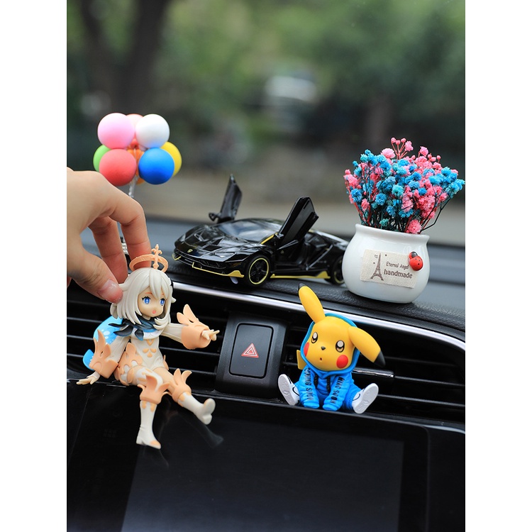 Mô hình nhân vật hoạt hình Genshin Impact Paimon 14cm trang trí bàn làm việc